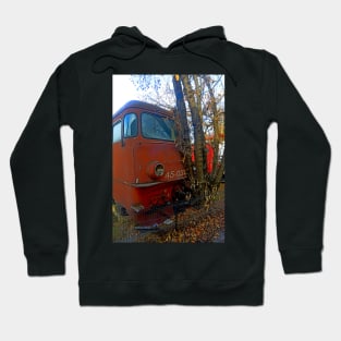 Disused loco, Romania Hoodie